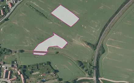 Prodej pole 11 461 m², Mladotice - Chrášťovice, okres Plzeň-sever