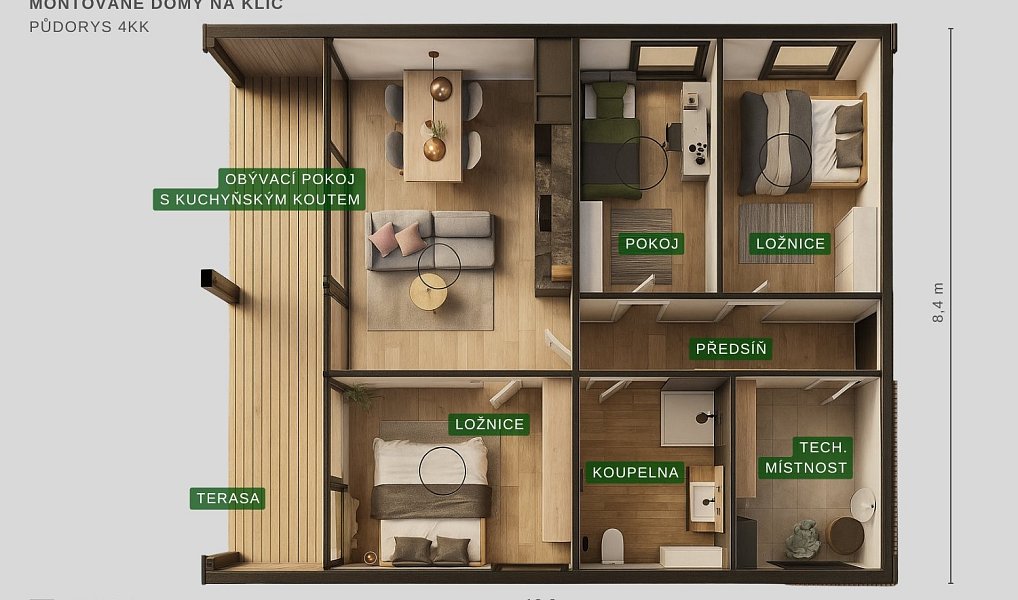Prodej domu 89 m² s pozemkem 631 m², Dohalice – náhled fotky 8