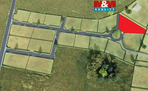 Prodej stavebního pozemku 1 098 m², Nová Ves, okres Plzeň-Jih