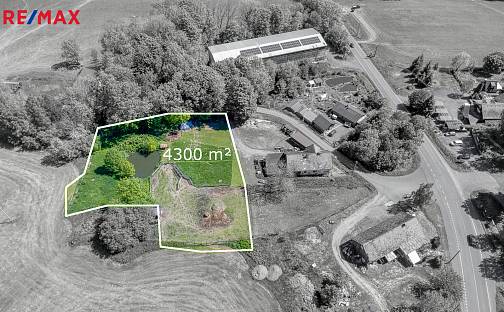 Prodej stavebního pozemku 4 000 m², Chudenín, okres Klatovy