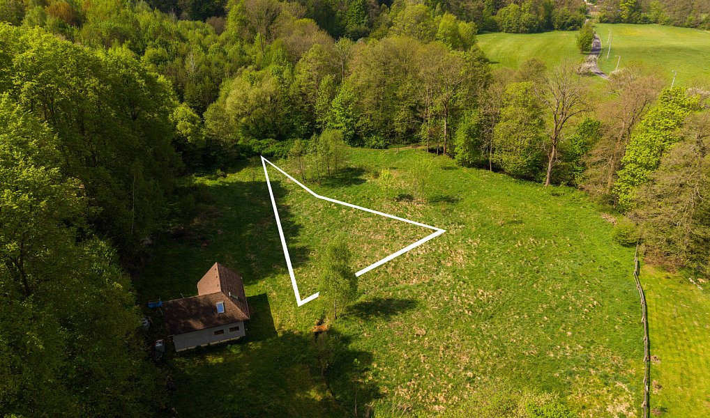 Prodej stavebního pozemku 615 m², Kunratice u Cvikova – náhled fotky 3
