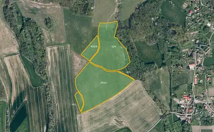 Prodej pole 65 224 m², Liběšice - Horní Chobolice, okres Litoměřice