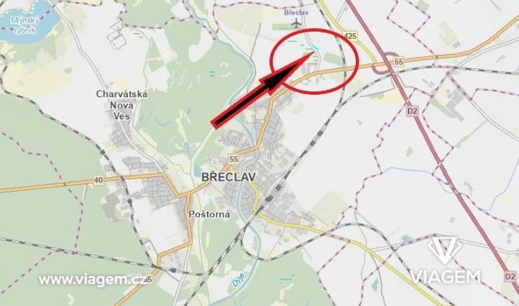 Prodej pole 1 354 m², Břeclav – náhled fotky 4