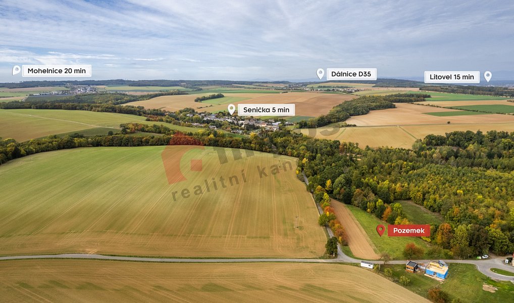 Prodej stavebního pozemku 7 821 m², Náměšť na Hané – náhled fotky 4