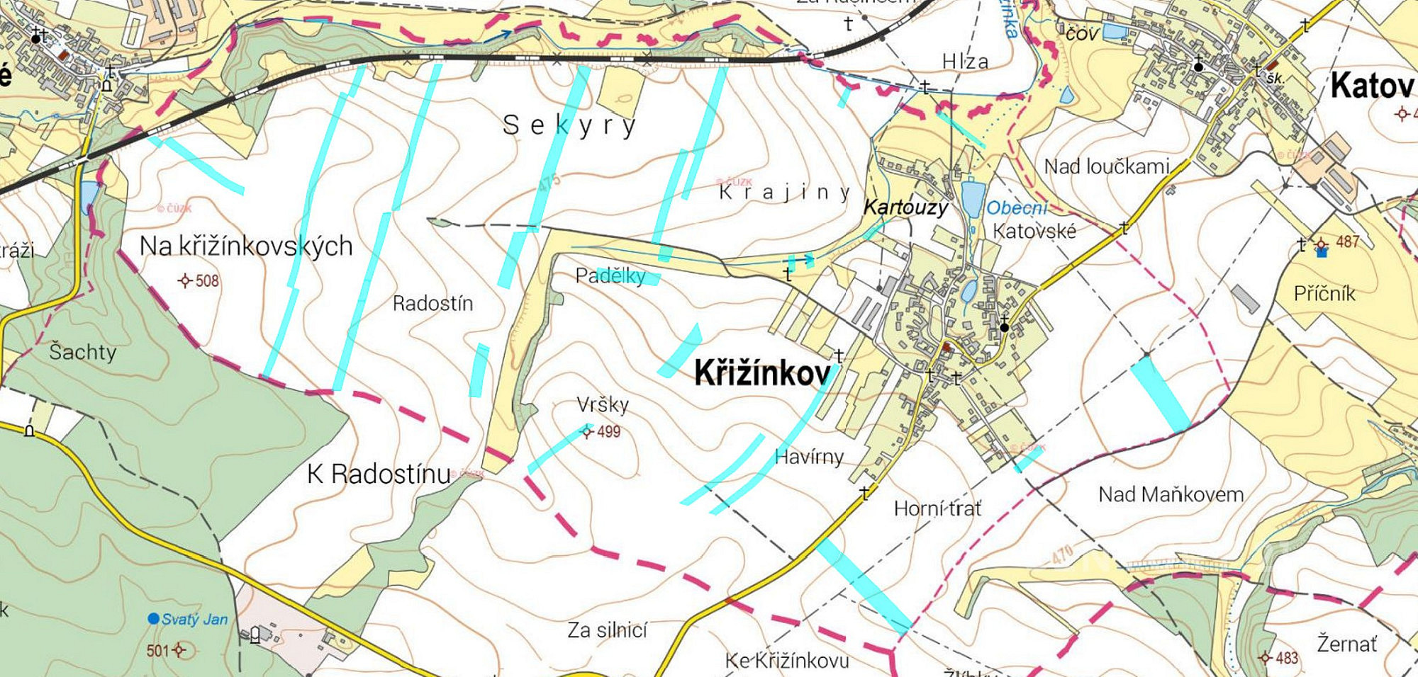 Prodej pole 32 998 m²