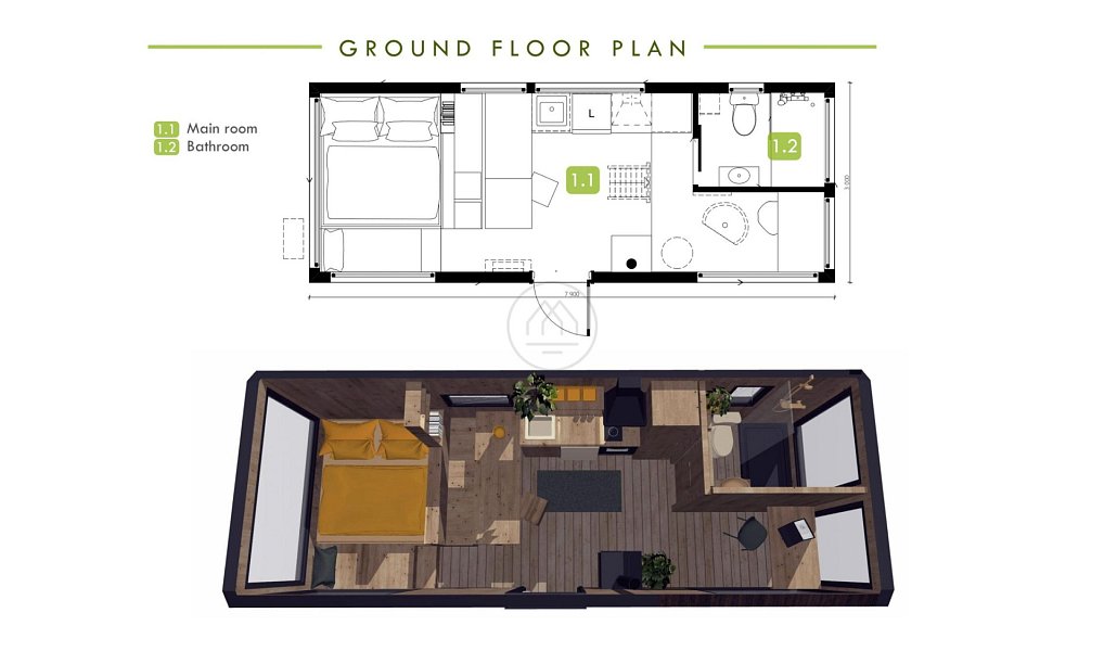 Prodej stavebního pozemku 268 m², Frymburk – náhled fotky 8