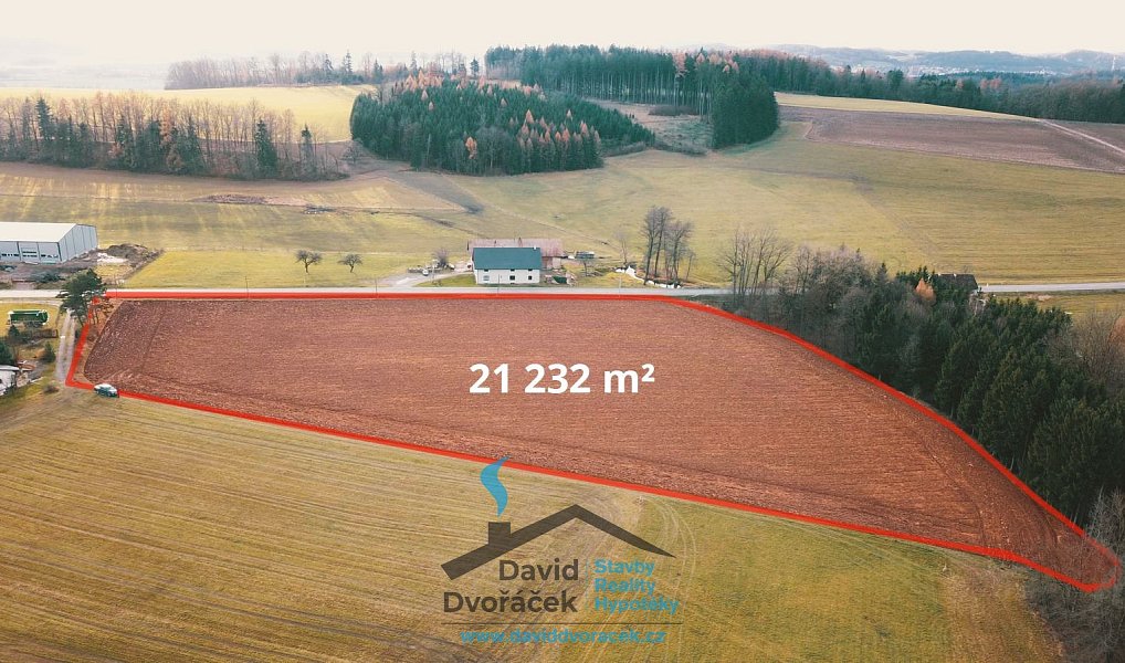 Prodej komerčního pozemku 21 232 m², Líšnice – náhled fotky 3