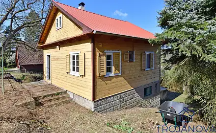 Prodej chaty/chalupy 50 m² s pozemkem 617 m², K zastávce, Lštění, okres Benešov