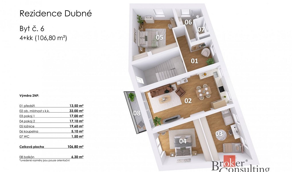 Prodej bytu 4+kk 110 m², Dubné – náhled fotky 3