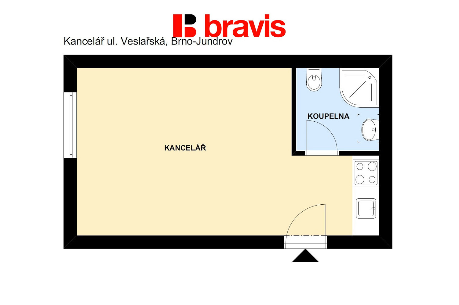 Pronájem kanceláře 25 m² — photo 5