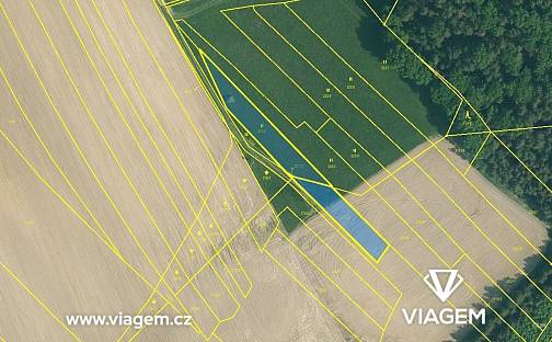 Prodej pole 1 985 m², Zahájí, okres České Budějovice