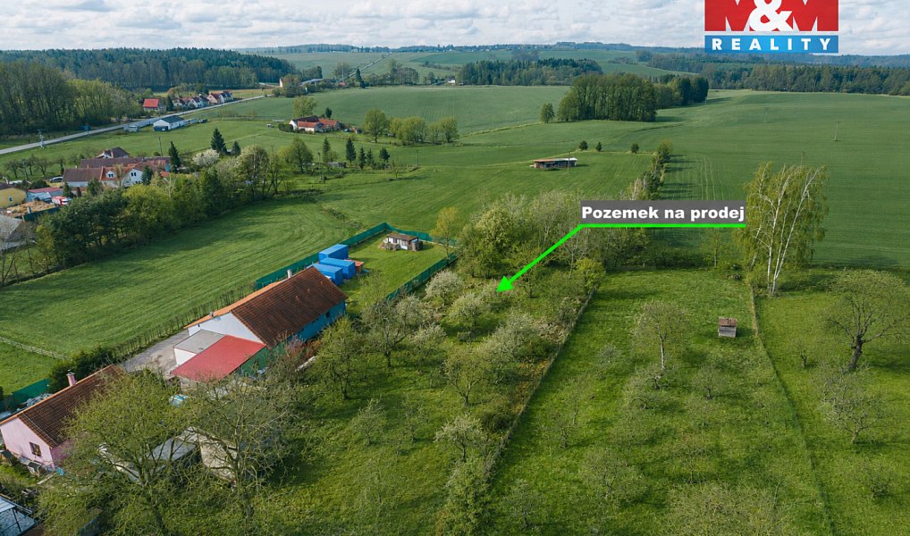 Prodej stavebního pozemku 1 727 m², Borovany – náhled fotky 4