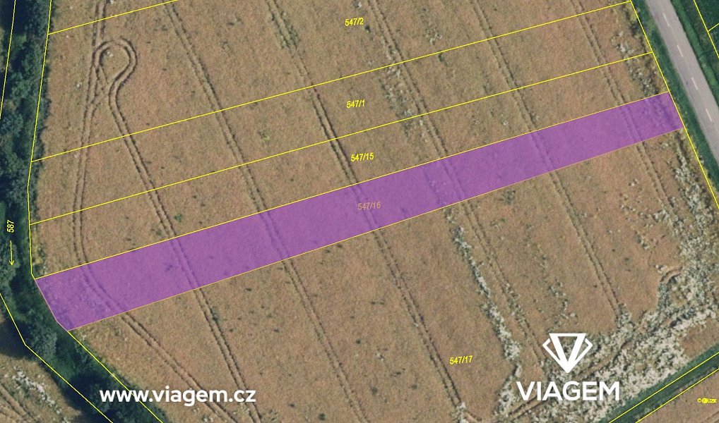 Prodej pole 676 m², Cítov – náhled fotky 4