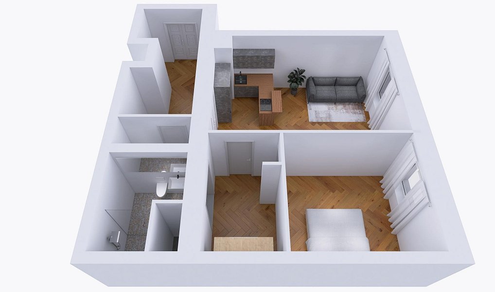 Pronájem bytu 2+kk 72 m², Praha – náhled fotky 16