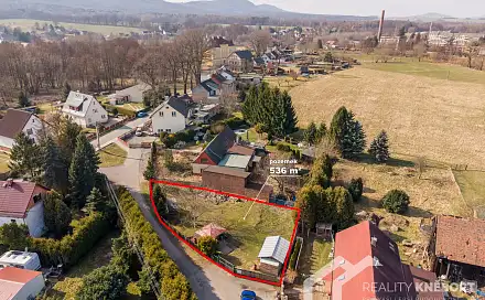 Prodej stavebního pozemku 536 m², U Lávky, Hrádek nad Nisou - Loučná, okres Liberec