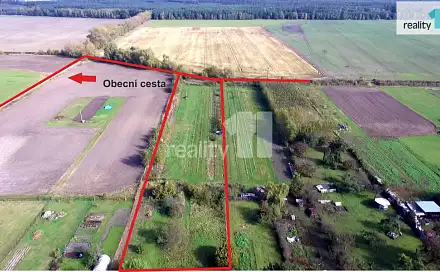 Prodej zahrady 6 054 m², Kladruby nad Labem - Bílé Vchynice, okres Pardubice