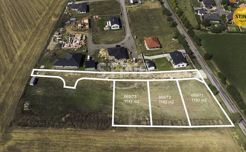 Prodej stavebního pozemku 1 142 m², Cítov, okres Mělník