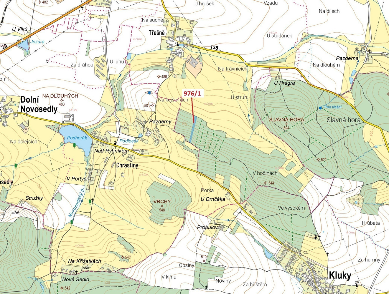 Dražba lesa 5 696 m²