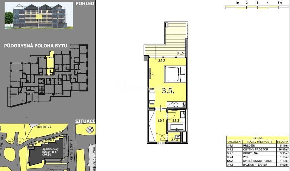 Prodej bytu 1+kk 28 m², Harrachov – náhled fotky 7