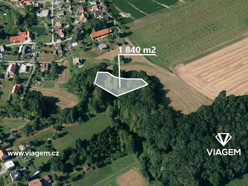 Prodej lesa 1 840 m²
