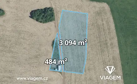 Prodej pole 1 789 m², Libuň, okres Jičín