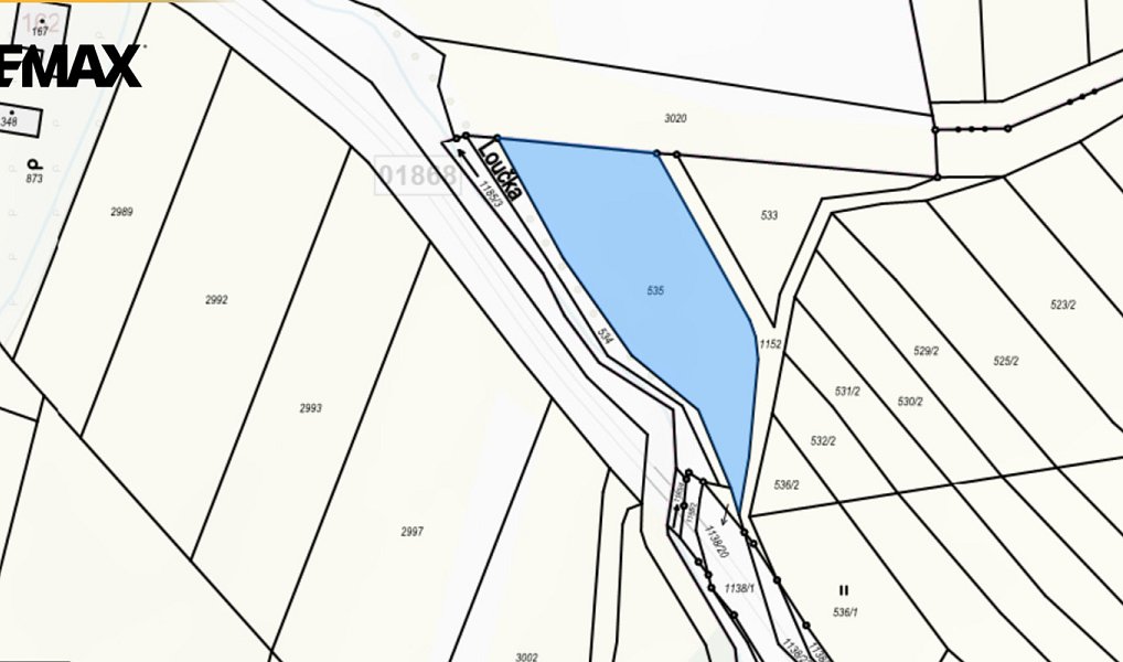 Prodej pole 7 286 m², Podolí – náhled fotky 4