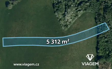 Prodej pole 5 312 m², Částkov, okres Uherské Hradiště