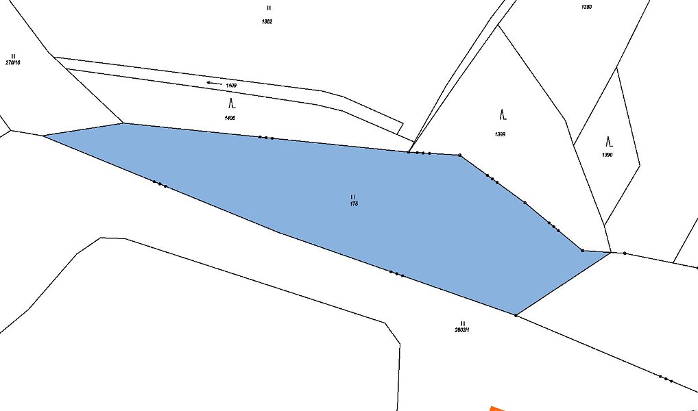 Prodej pozemku 1 941 m², Častrov – náhled fotky 2