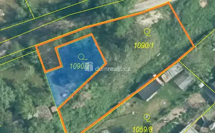 Prodej zahrady 156 m², Martínkovská, Vyšší Brod, okres Český Krumlov