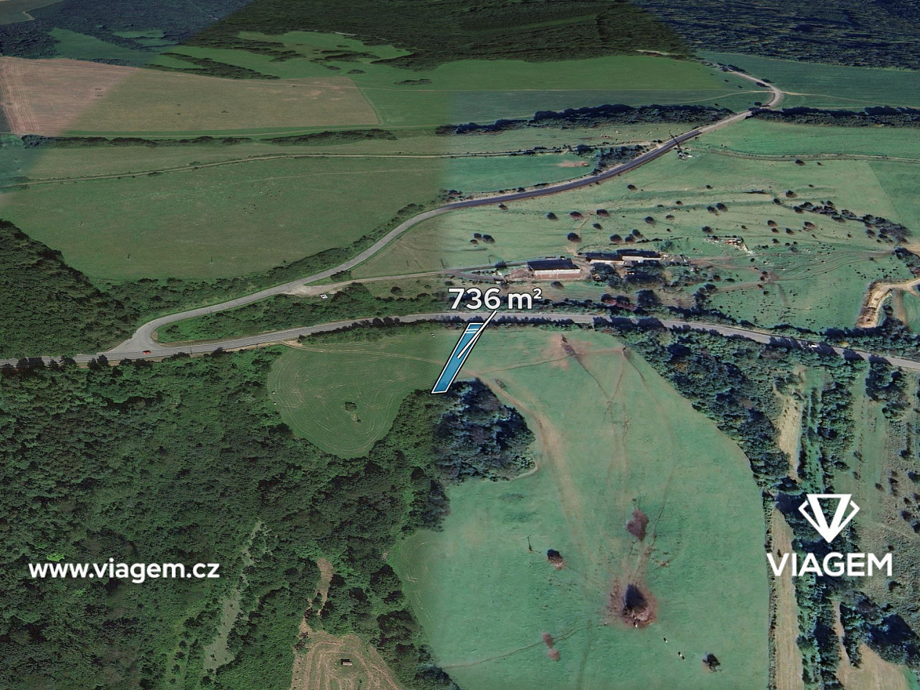 Prodej pole 736 m²