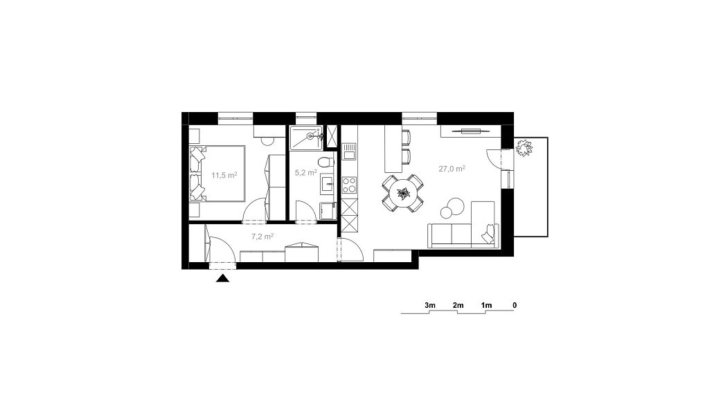Prodej bytu 2+kk 54 m², Bystřice nad Pernštejnem – náhled fotky 3