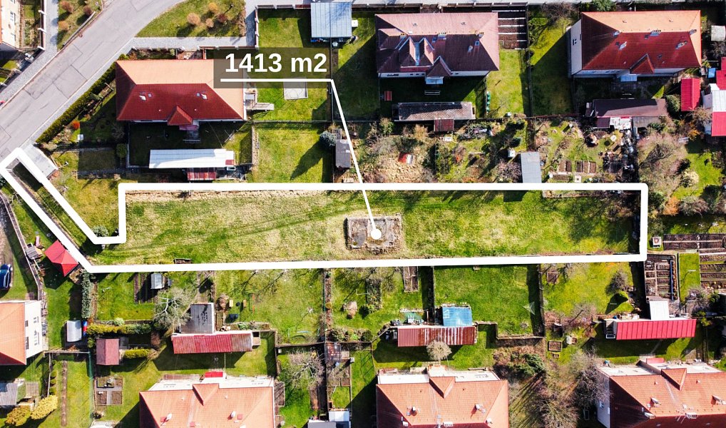 Prodej stavebního pozemku 1 352 m², Příbram – náhled fotky 2