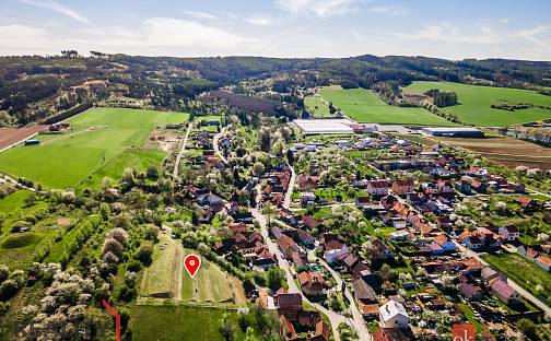Prodej zahrady 2 443 m², Cetkovice, okres Blansko