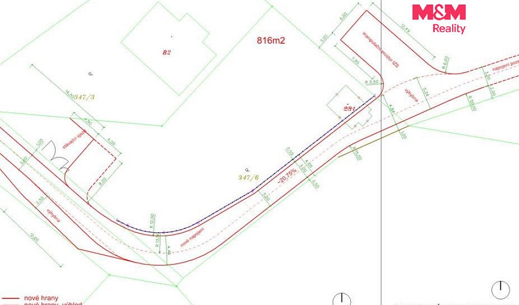 Prodej stavebního pozemku 2 037 m², Pyšely – náhled fotky 16