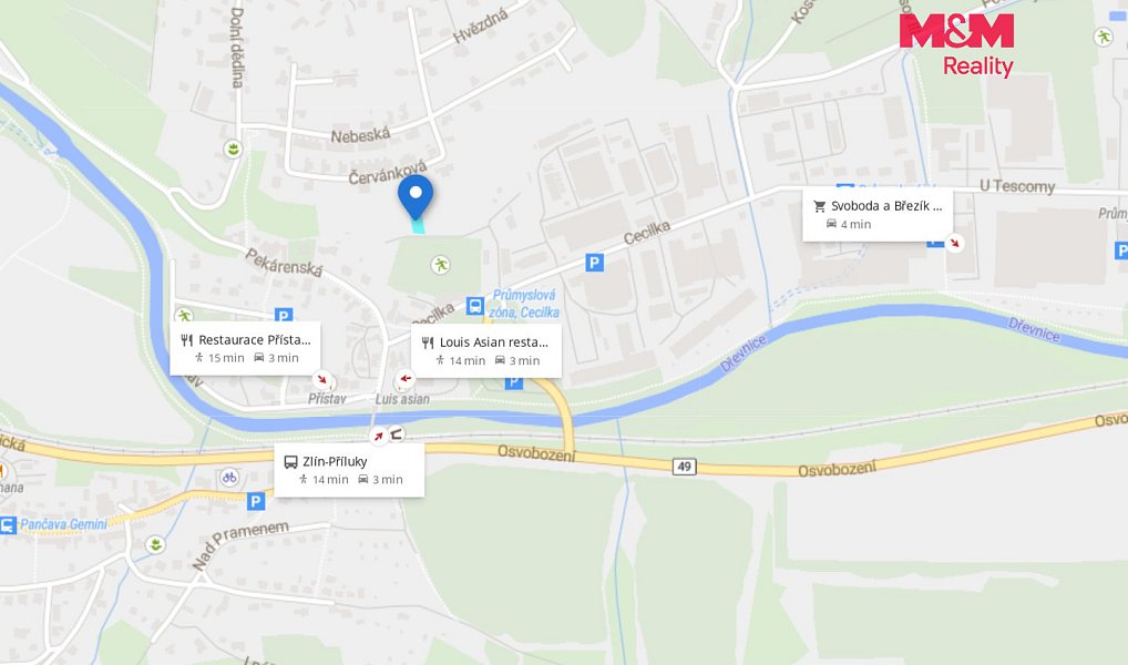 Prodej zahrady 601 m², Zlín – náhled fotky 6