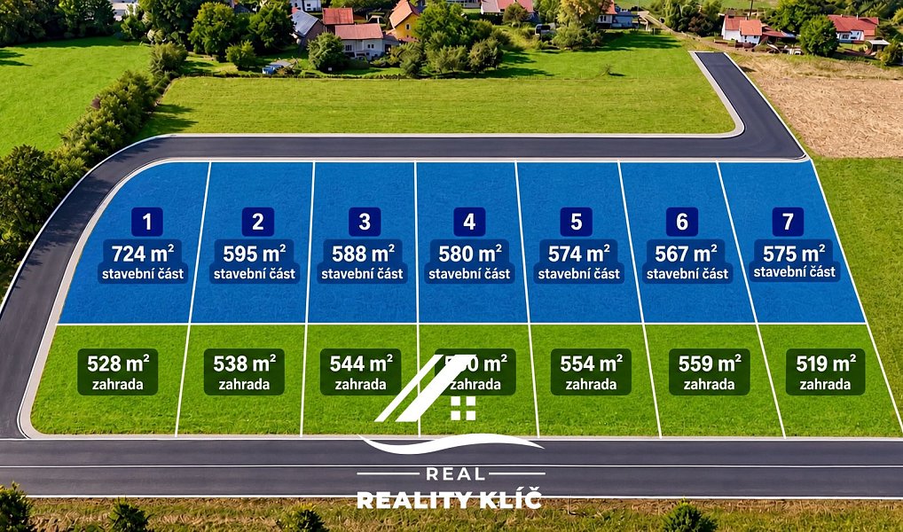 Prodej pozemku, 1130 m², Nový Jičín, Skotnice