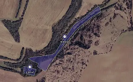 Prodej pole 8 967 m², Slatinky, okres Prostějov