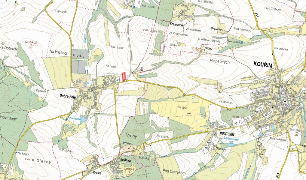Prodej pole 5 676 m², Vitice – náhled fotky 2