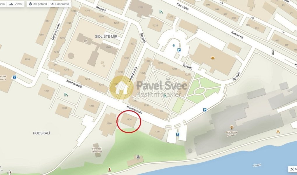 Pronájem bytu 1+kk 32 m², Strakonice – náhled fotky 15