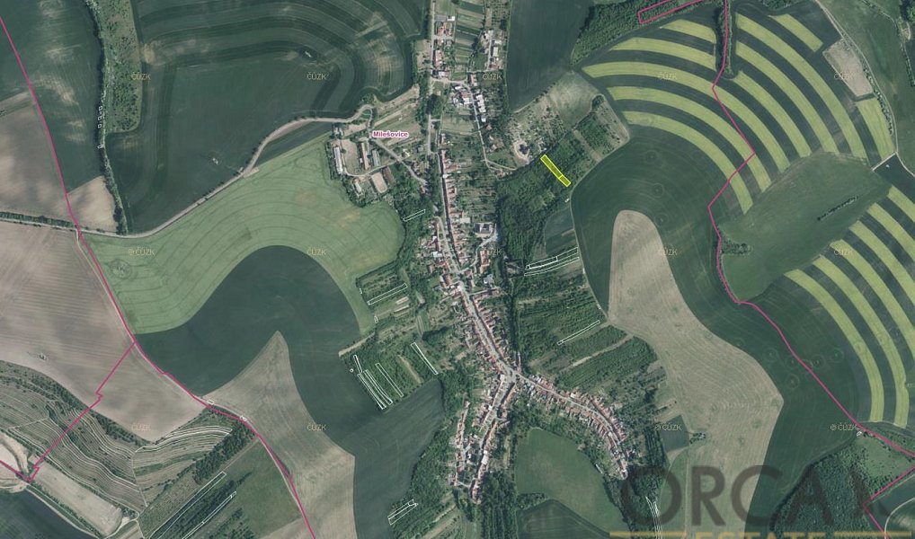 Prodej zahrady 1 764 m², Milešovice – náhled fotky 2