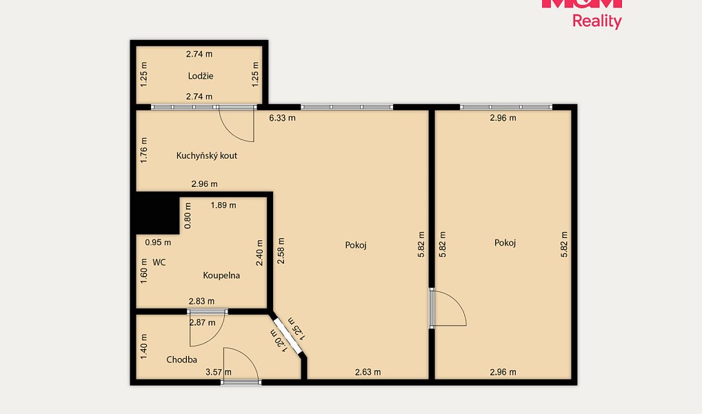 Prodej bytu 2+kk 48 m², Mariánské Lázně – náhled fotky 20