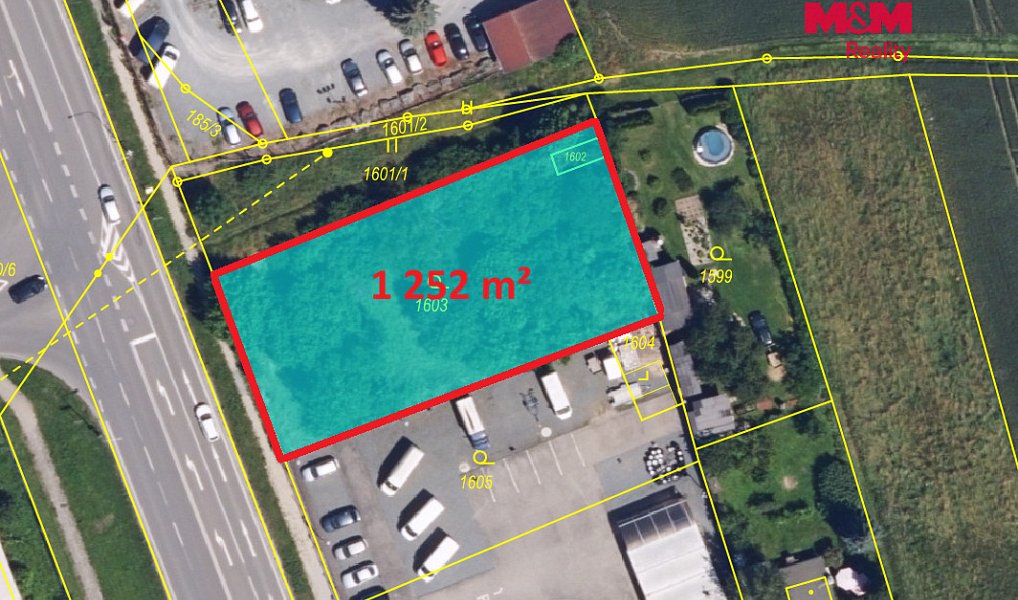 Prodej komerčního pozemku 1 252 m², Olomouc – náhled fotky 13