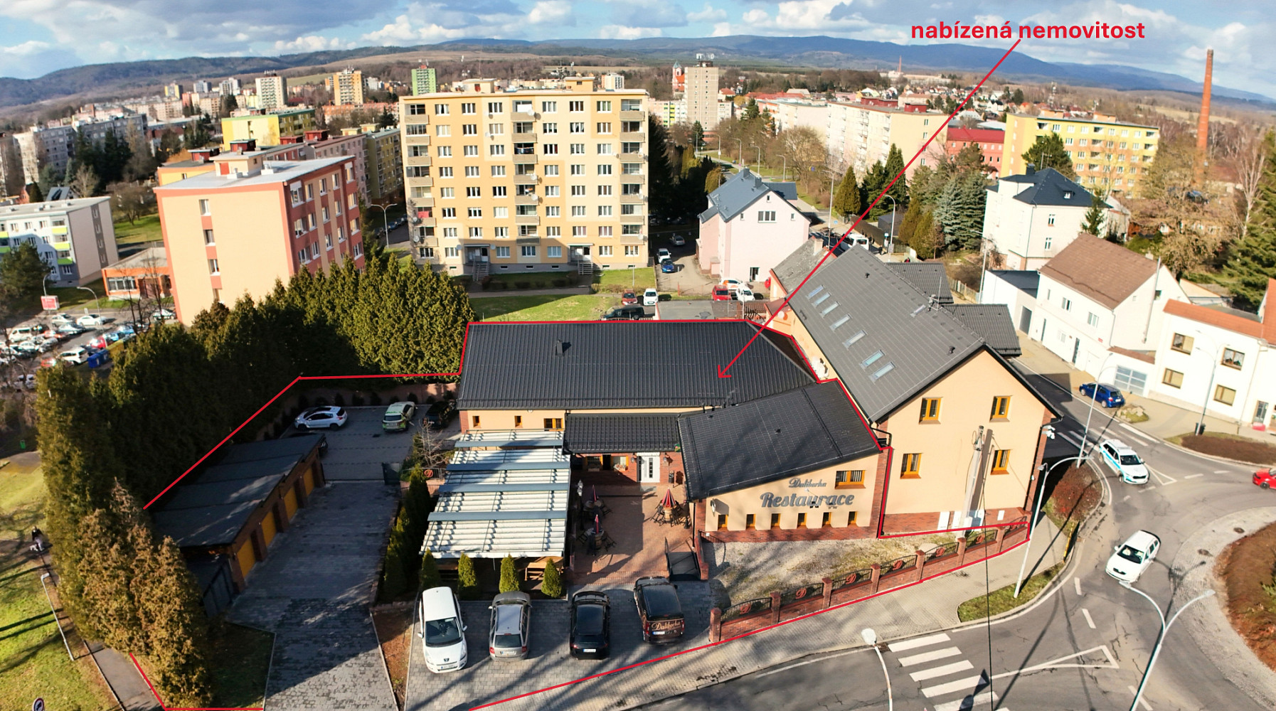 Prodej restaurace 350 m²