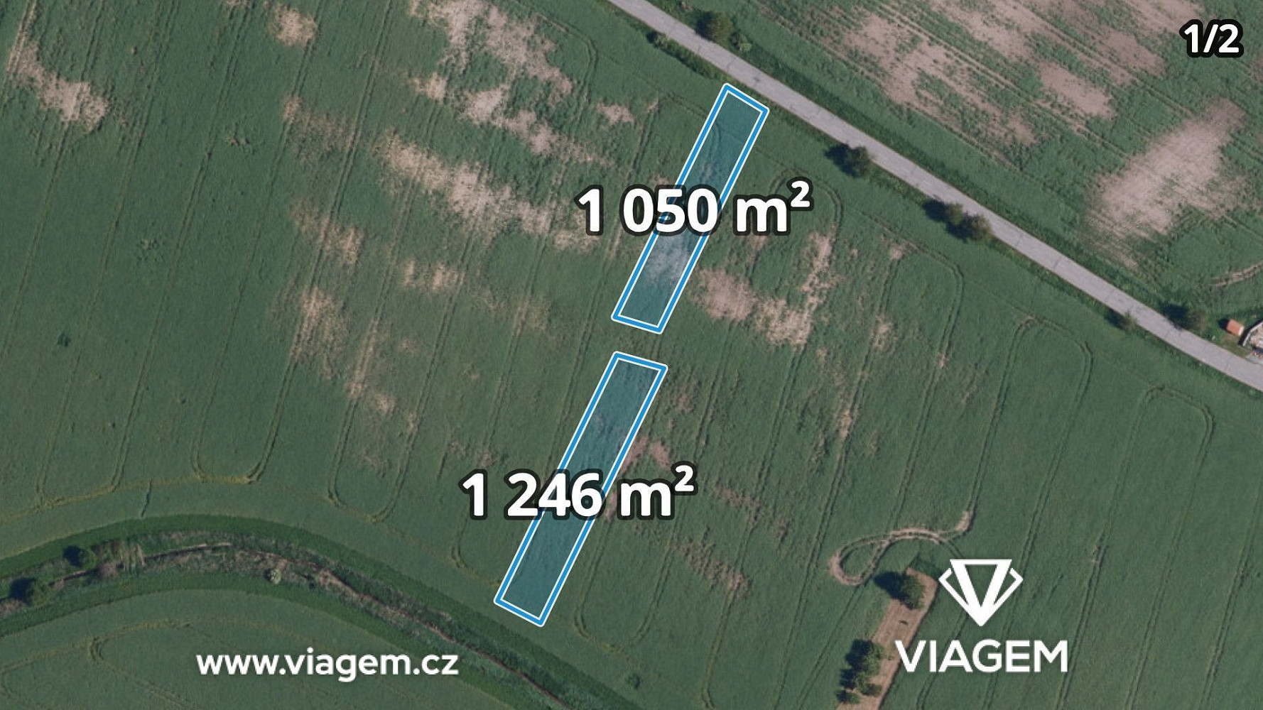 Prodej pole 1 198 m²
