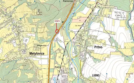 Dražba lesa 770 m², Pržno