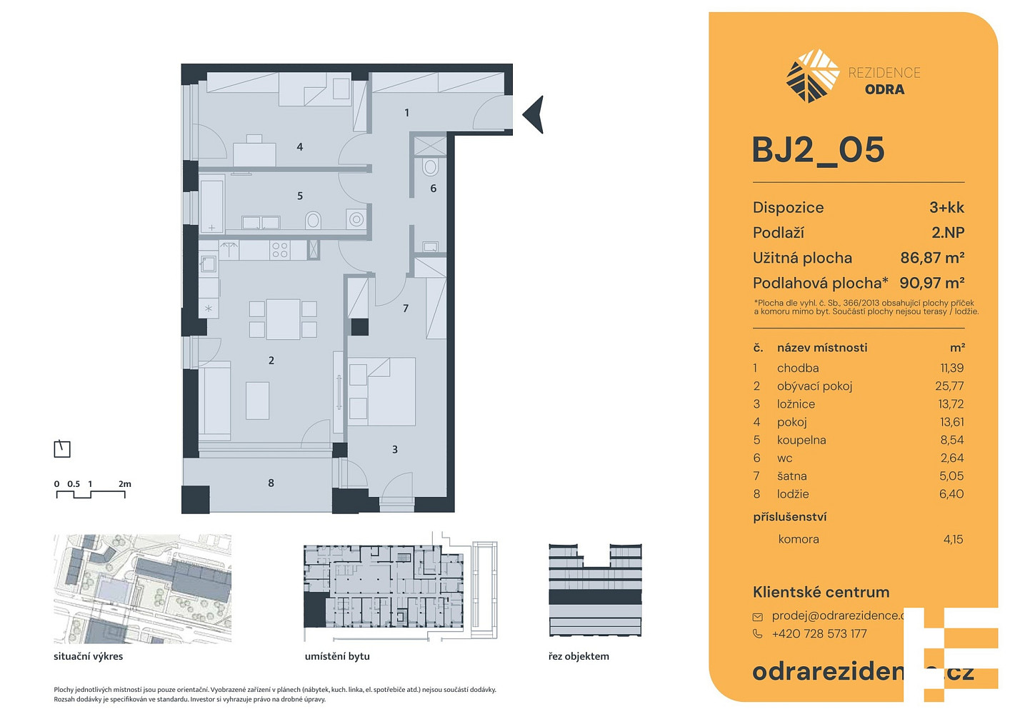 Prodej bytu 3+kk 87 m² - Widok 5