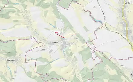 Dražba lesa 797 m², Písečná