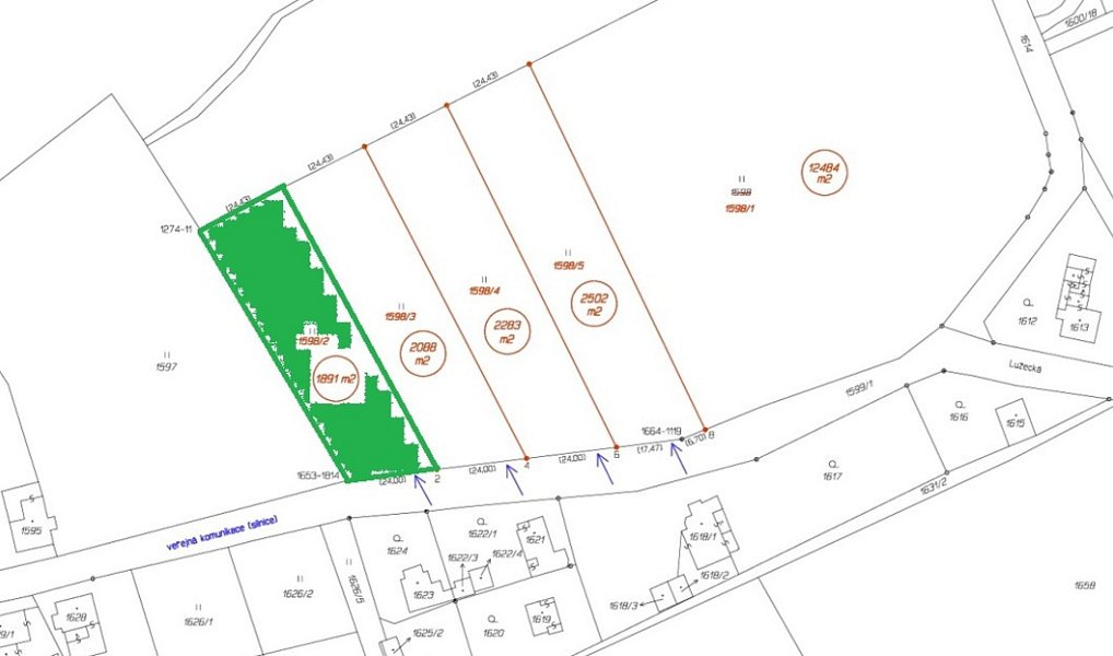 Prodej stavebního pozemku 1 891 m², Raspenava – náhled fotky 9