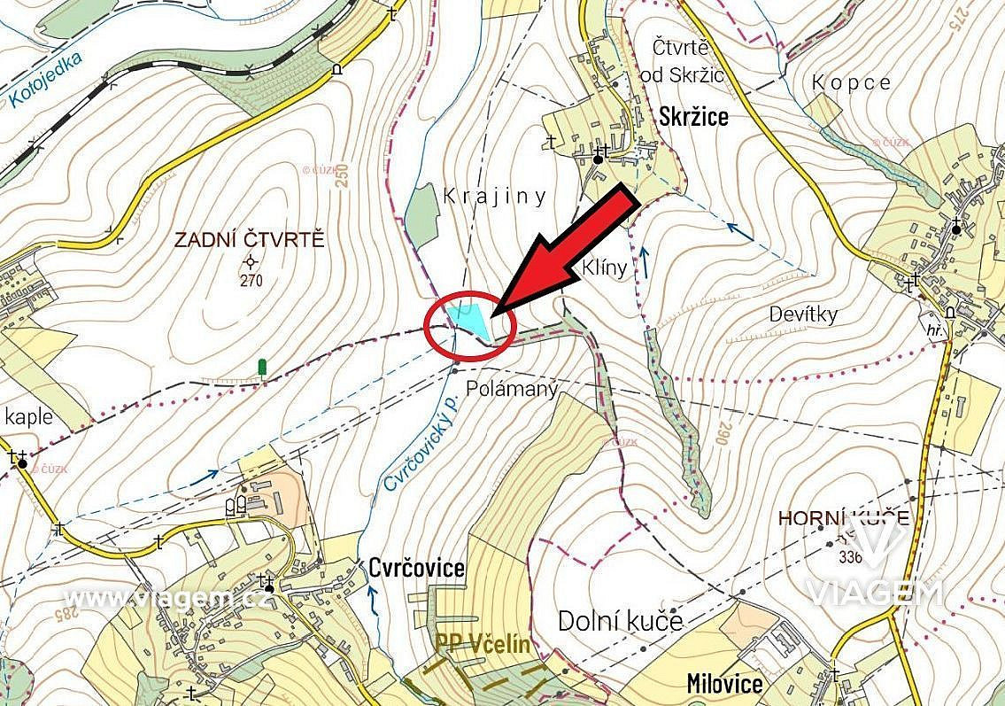 Prodej pole 1 652 m² – fotografie 3