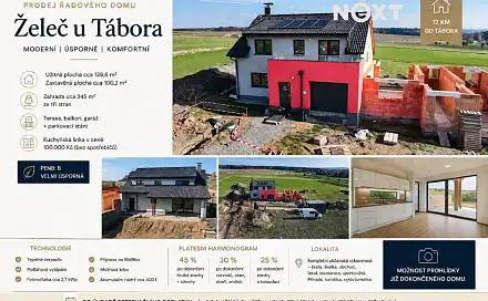 Prodej domu 139 m² s pozemkem 315 m², Želeč